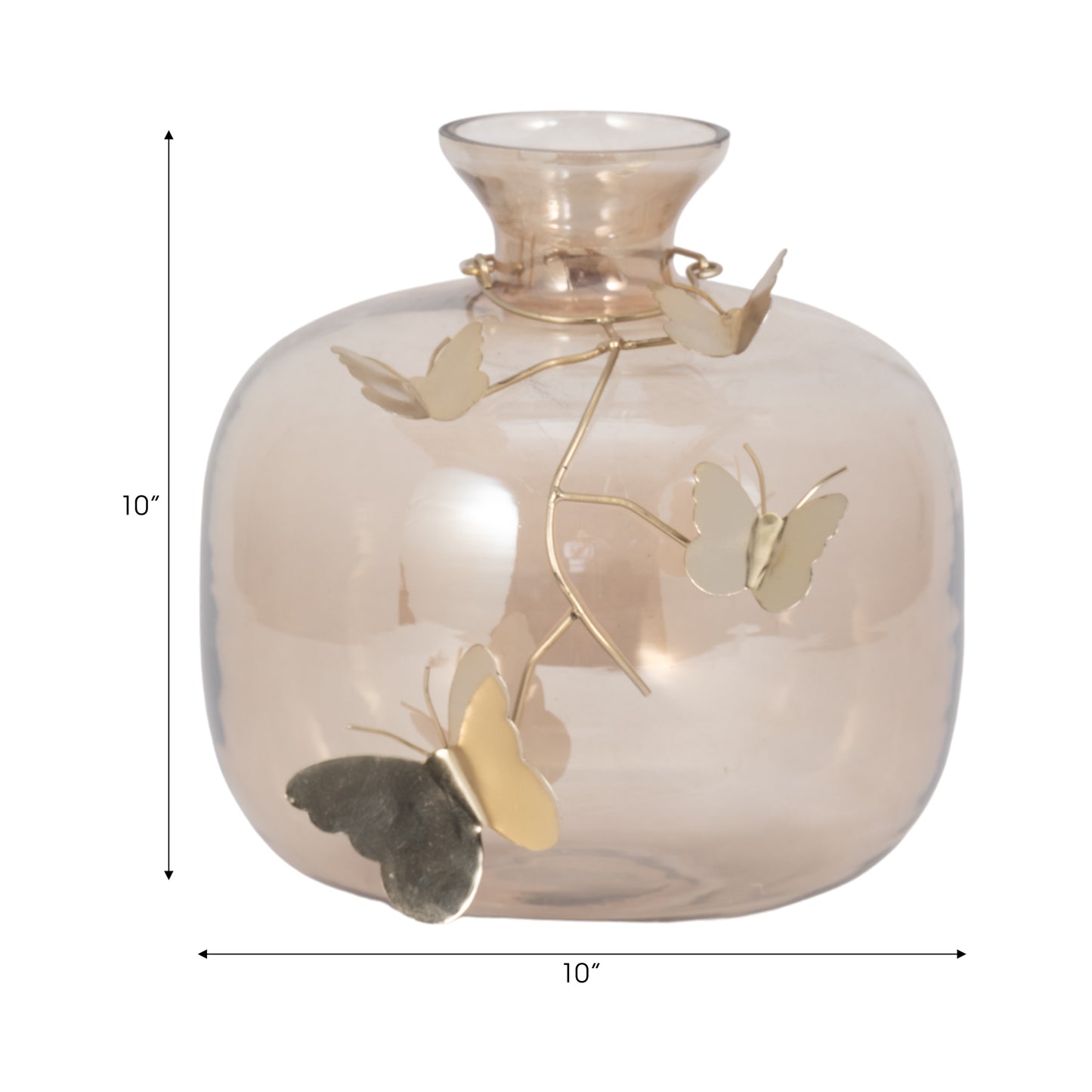 VASE BUTTERFLY