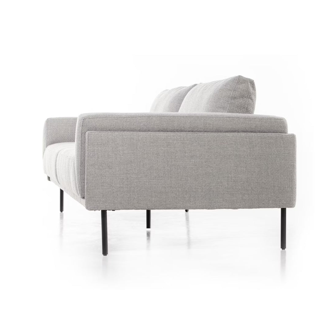 TESS SOFA SILVER 92 1/2"x Depth 39 1/4"x Height 30"