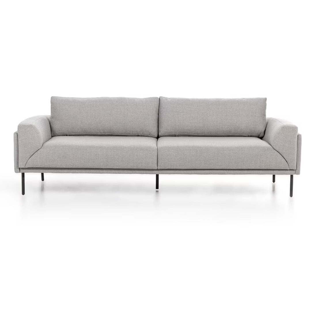 TESS SOFA SILVER 92 1/2"x Depth 39 1/4"x Height 30"