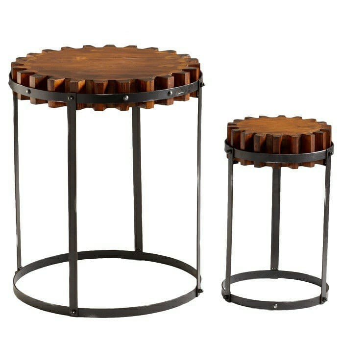 GEAR TABLES S/2 Height: 29.75" Width: 24.00"