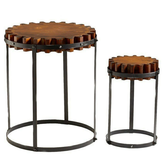 GEAR TABLES S/2 Height: 29.75" Width: 24.00"
