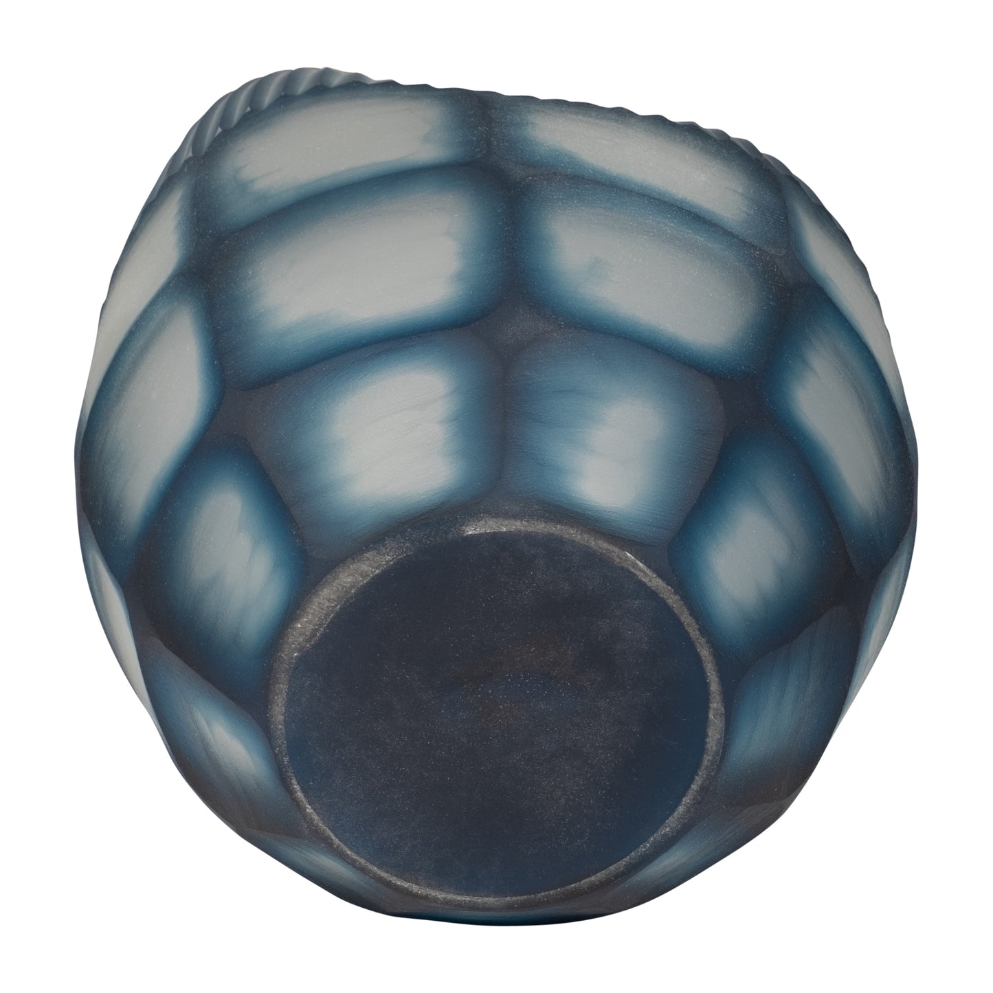 GLASS VASE BLUE
