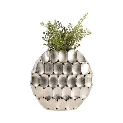 METAL OVAL SILVER