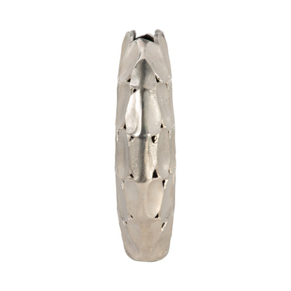 METAL OVAL SILVER