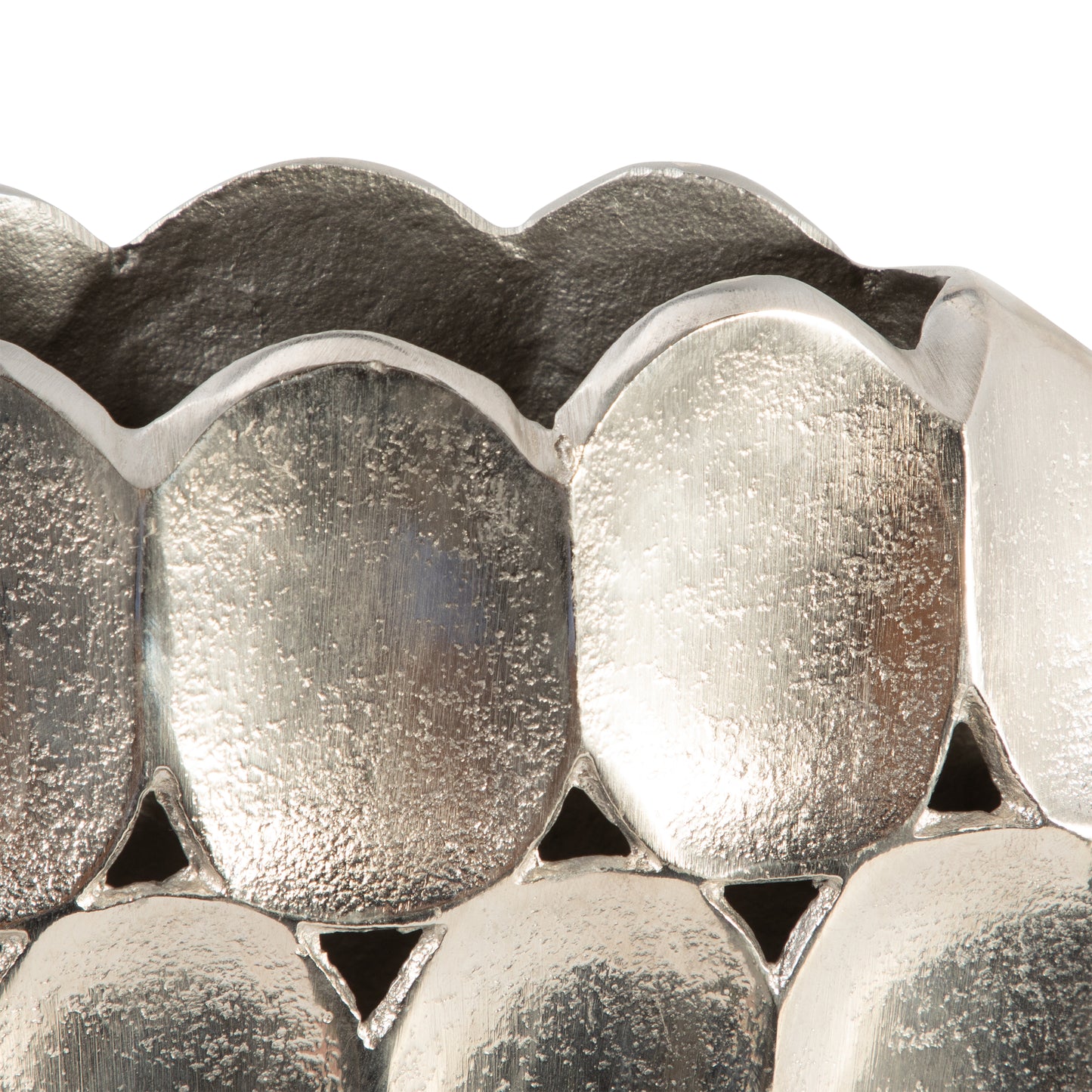 METAL OVAL SILVER