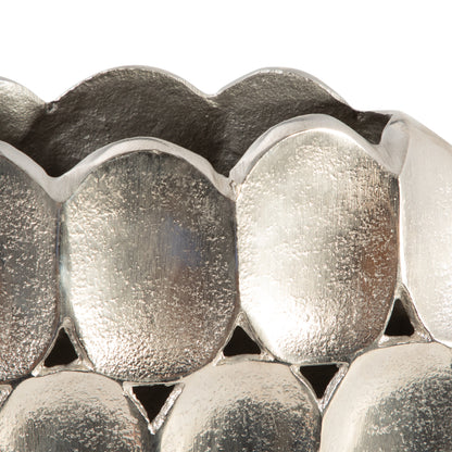 METAL OVAL SILVER