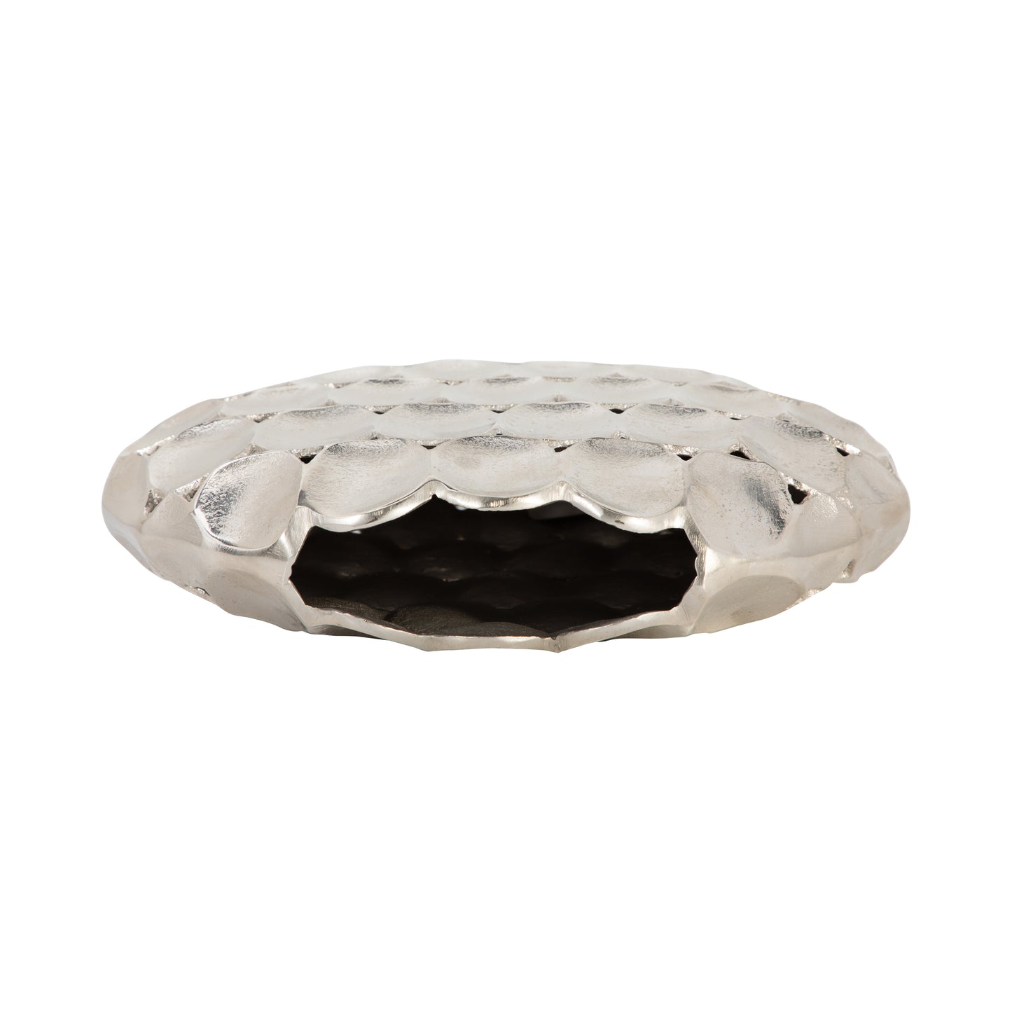 METAL OVAL SILVER
