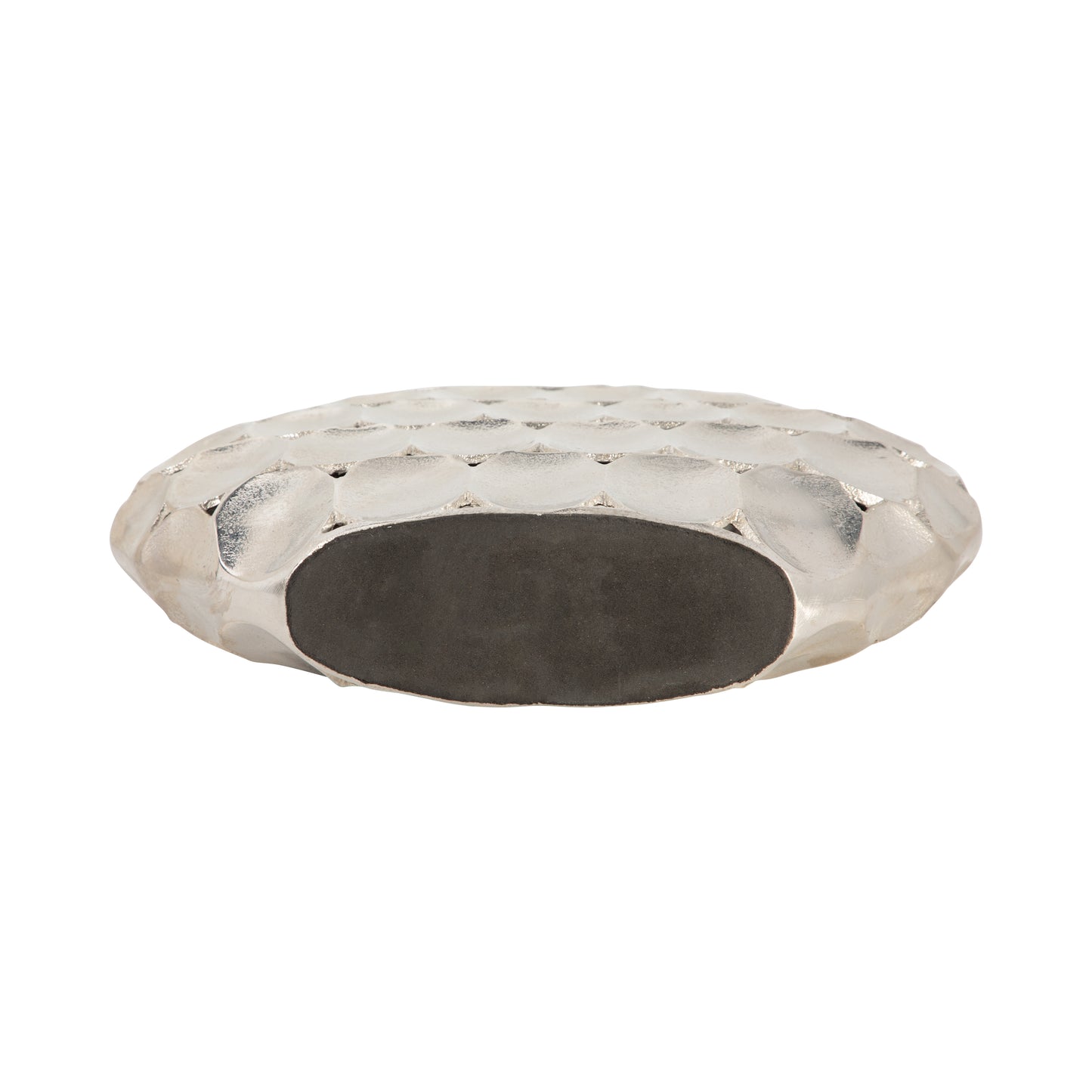 METAL OVAL SILVER