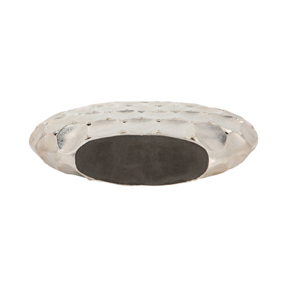 METAL OVAL SILVER