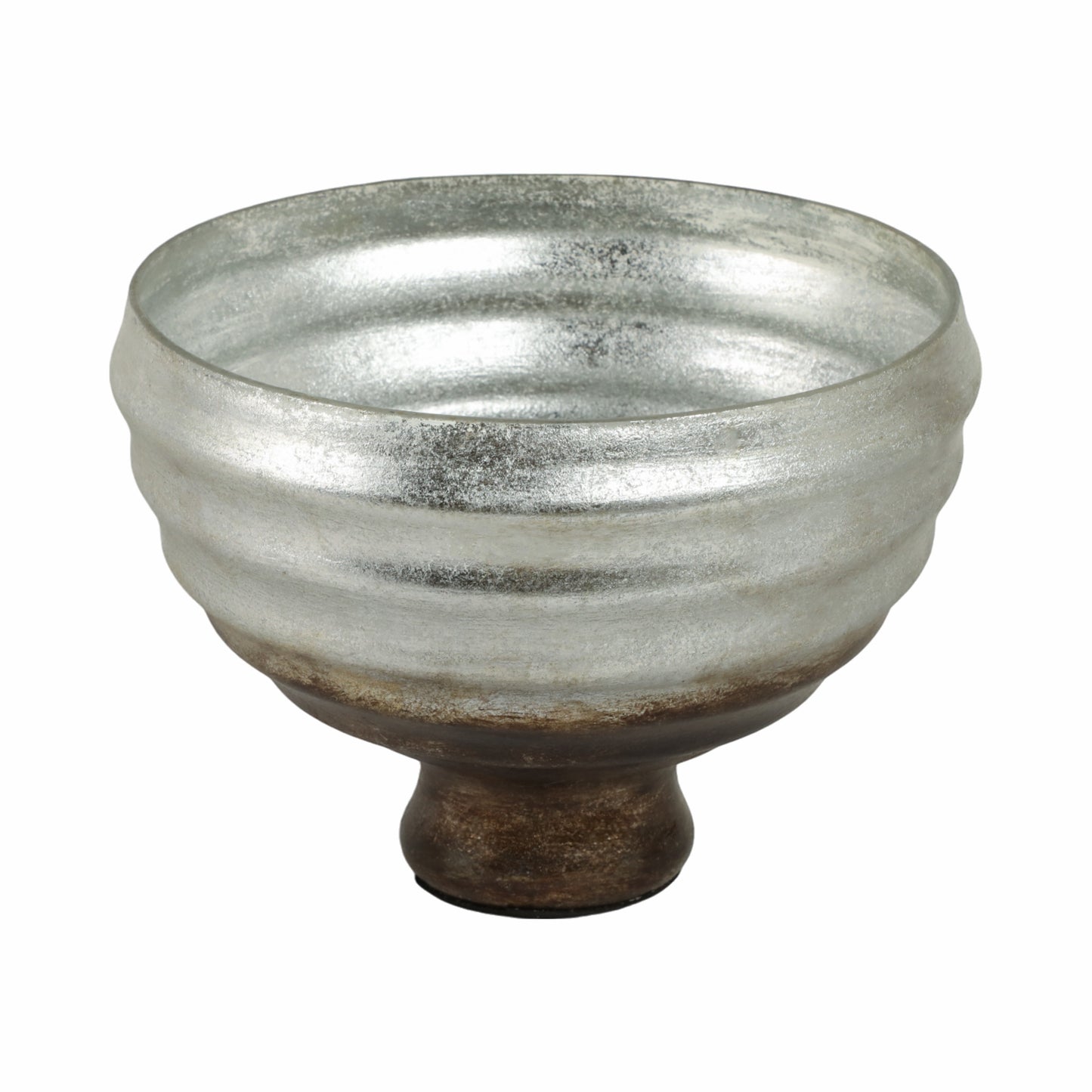 GLASS PEDESTAL BOWL
