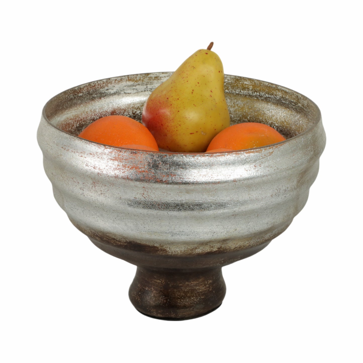 GLASS PEDESTAL BOWL