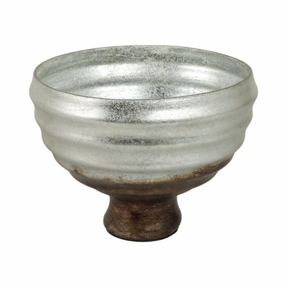 GLASS PEDESTAL BOWL
