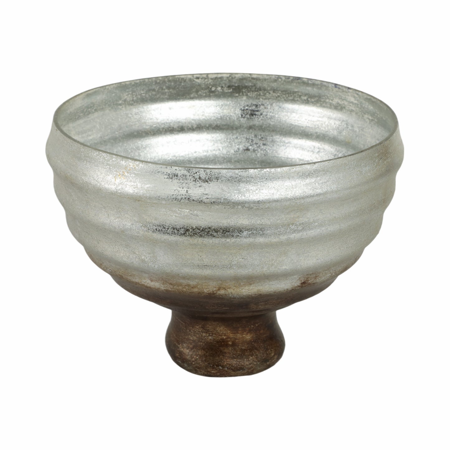GLASS PEDESTAL BOWL