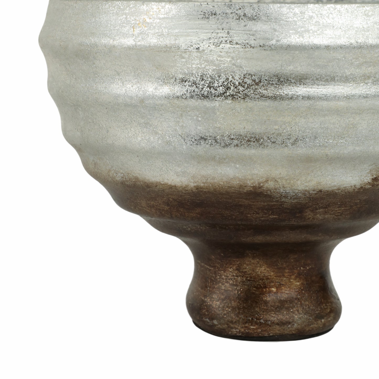 GLASS PEDESTAL BOWL