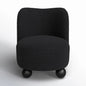BALL FOOT ACEET CHAIR BLACK  32'' H X 29'' W X 31'' D