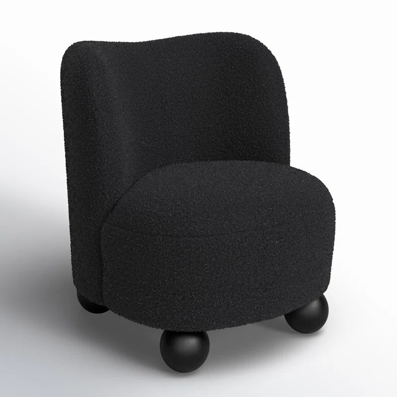 BALL FOOT ACEET CHAIR BLACK  32'' H X 29'' W X 31'' D