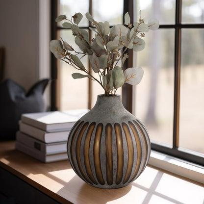 ABBOT MEDIUM GREY VASE