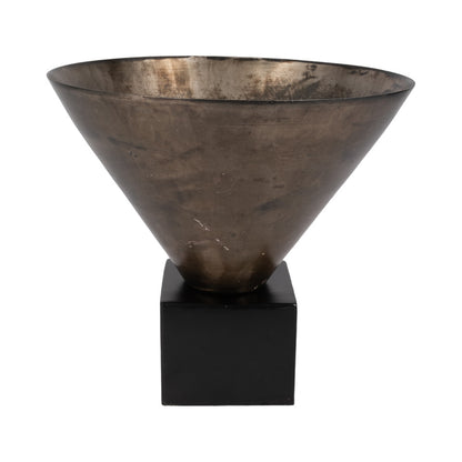 CASSENDRA SMALL METAL VASE