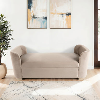 SERRANO BENCH IVORY 60 x 23 x 24.