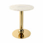 KOMI WHITE  QUARTZ TABLE  18" x 18" x 22"