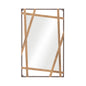 TOLIX MIRROR GOLD BLACK 19.7" W x 1.8" D x 31.5" H
