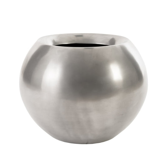 GLOBE PLANTER ALUMINUM SMALL