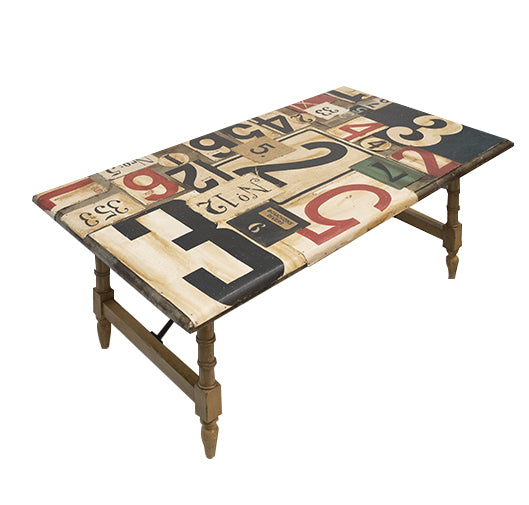 BAMBOO ACCENT COFFEE TABLE 107CMX61CMX46CM