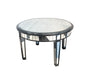 COFFEE TABLE CLEAR BELEVED 76CMX46CM