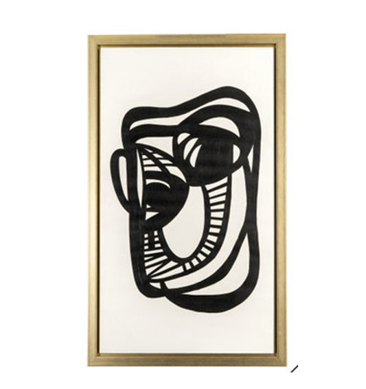 HAND PAINTED GOLD FRAME