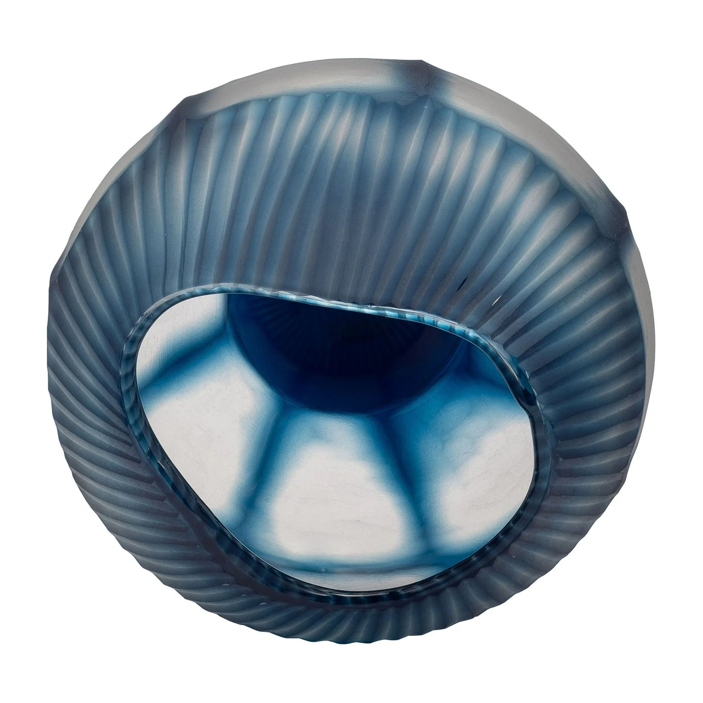 GLASS BOWL VASE