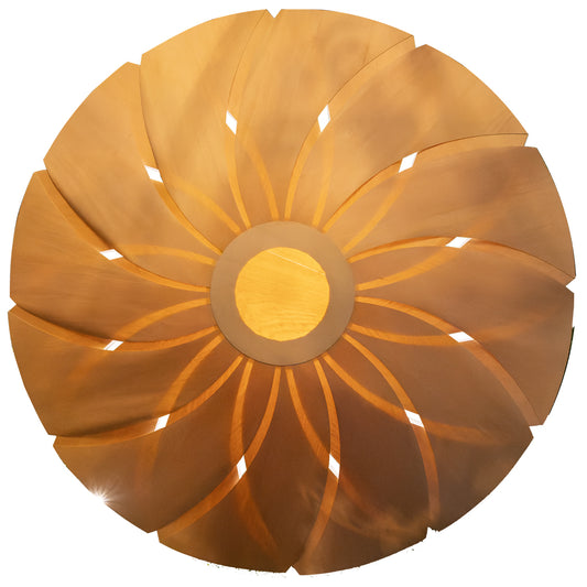 Lampshade In Wood Veneer